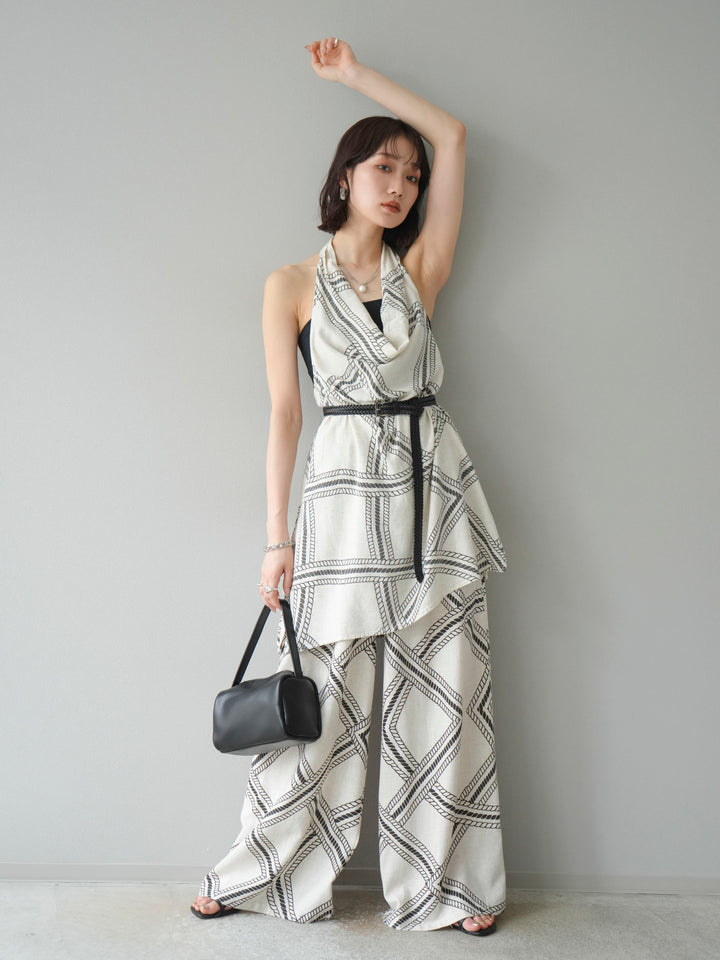 [訂位] 麻繩休閒褲/象牙白