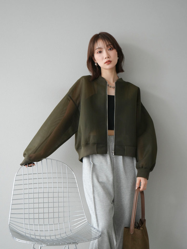 [予約]シアーダンボールボリュームスリーブMA-1/カーキ