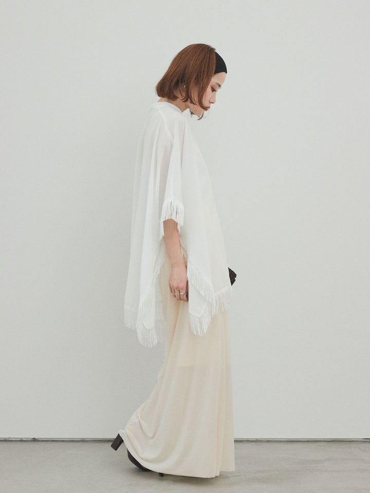 [予約]ベロアナロースカート/アイボリー