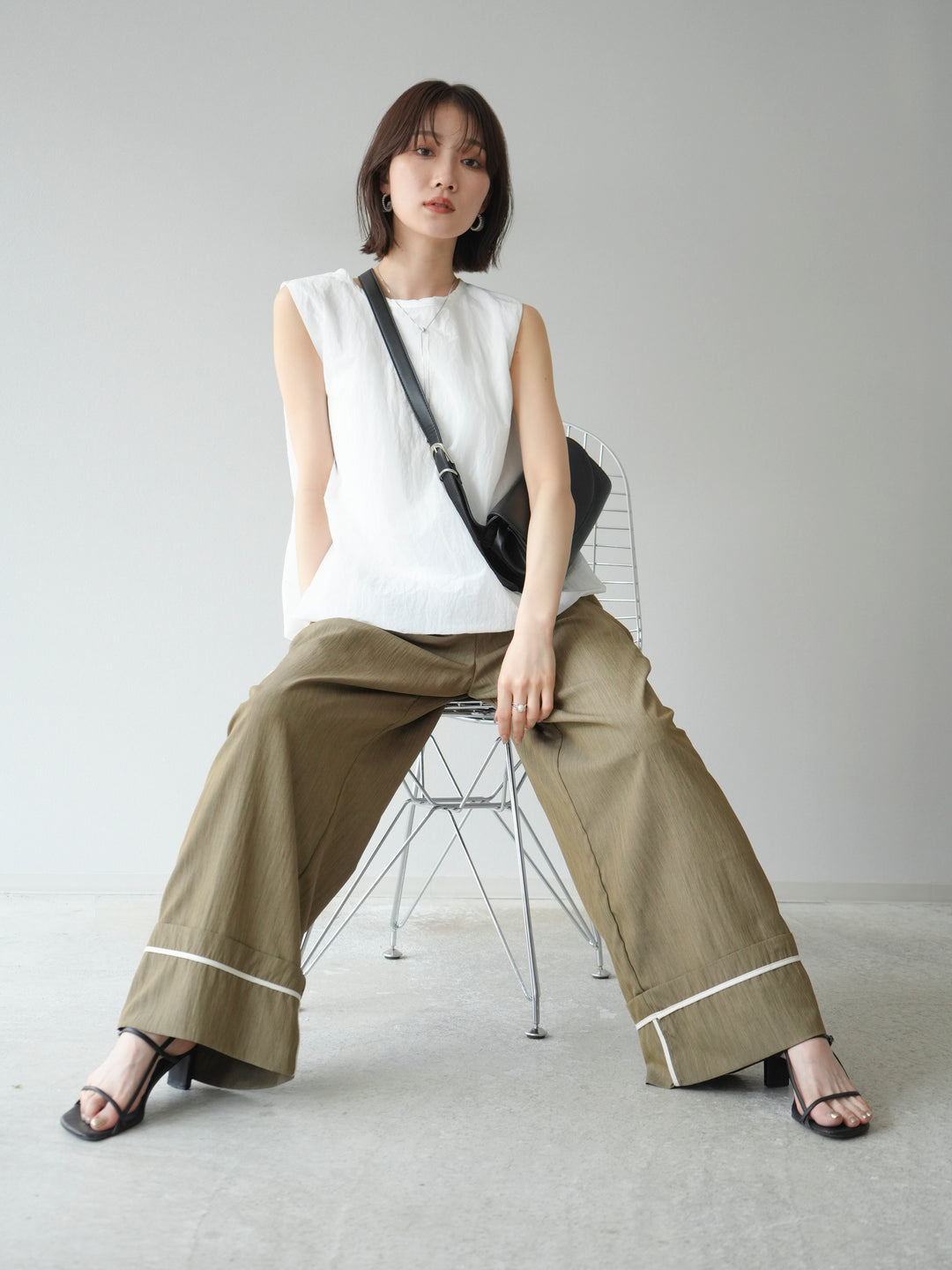 [予約]ワッシャータフタバルーンブラウス/オフ