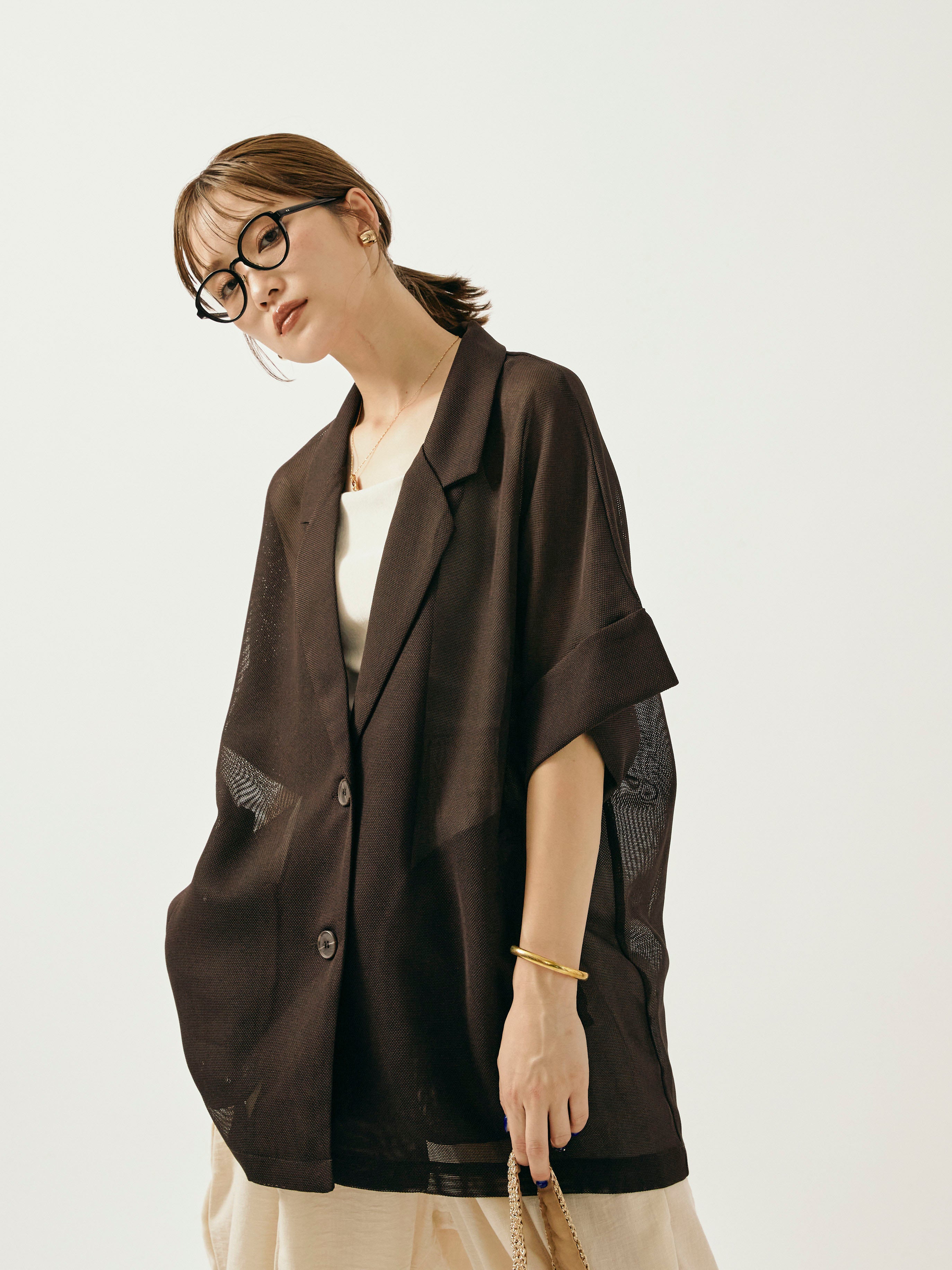 JACKET 001 テーラードジャケット ブラウン JACKET 001 テーラードジャケット ブラウン 商品一覧(アウター