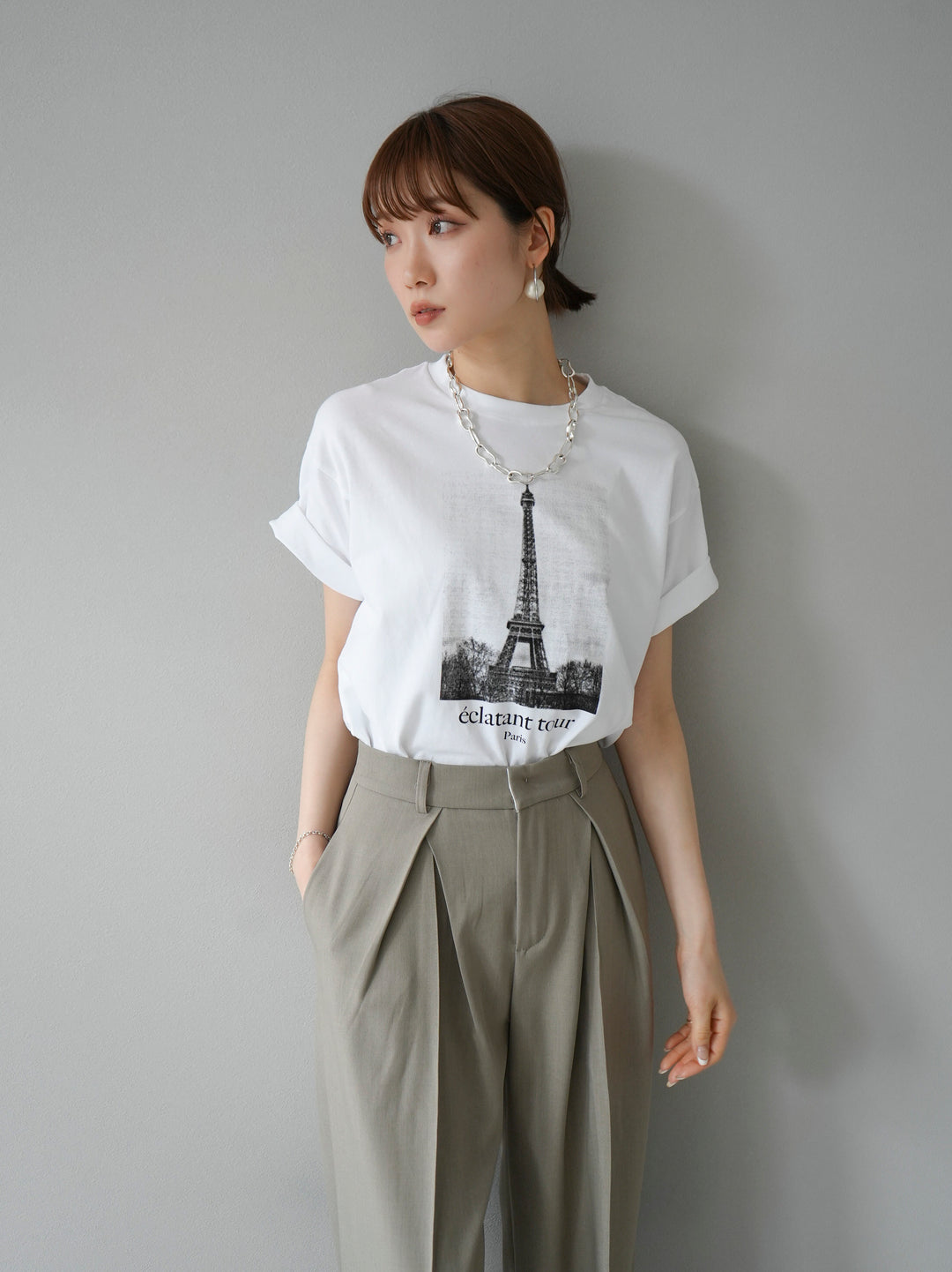 [Pre-order] Photo Print T-shirt/White