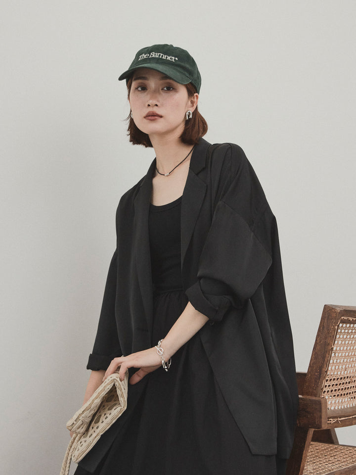 [SET]マットサテンジャケット+マットサテンジャケット(2set)