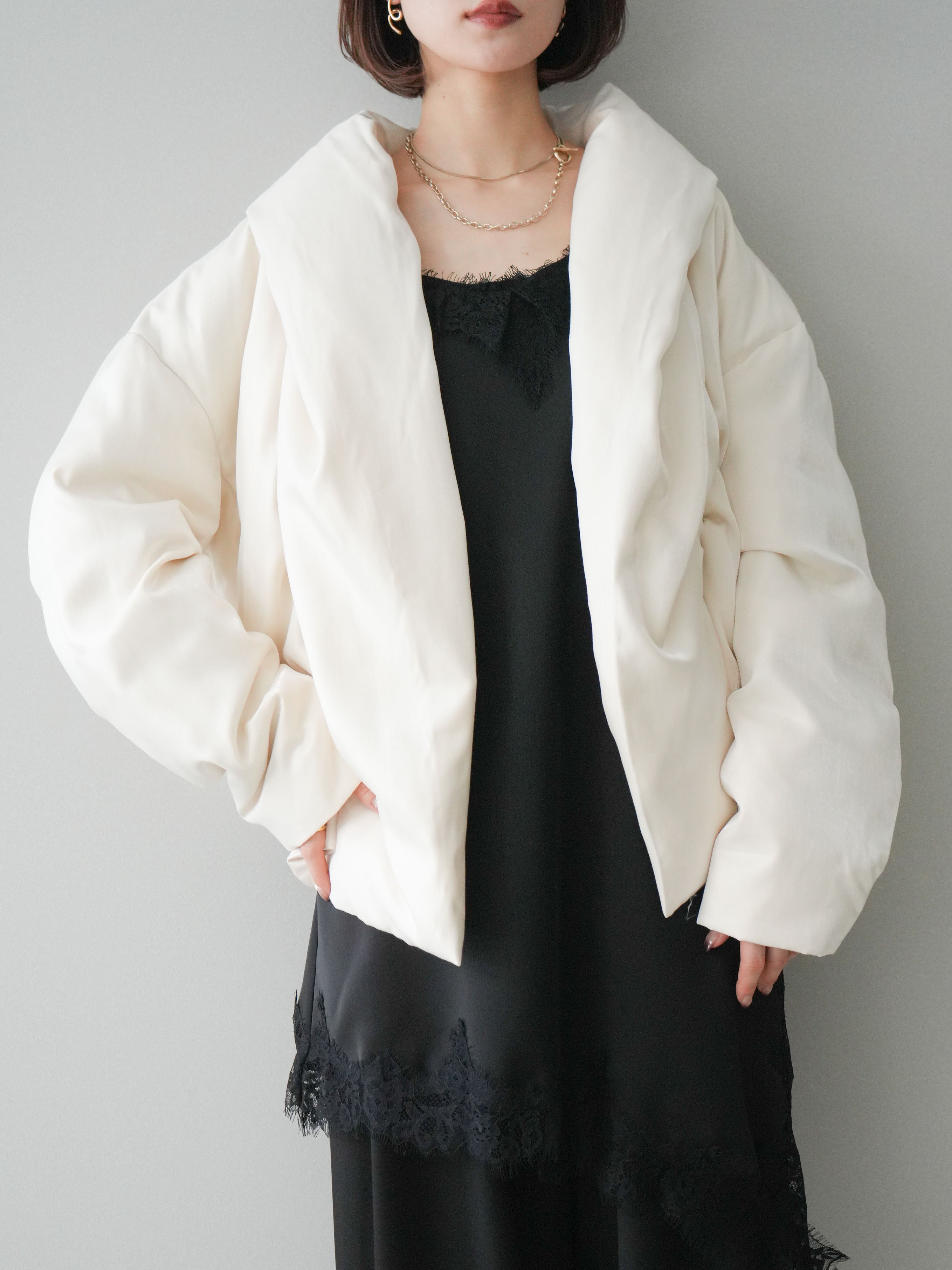 Marques'Almeida Puffer アシンメトリー ダウンジャケット Marques Almeida Asymmetric Puffer Jacket MARQUES ALMEIDA Puffer