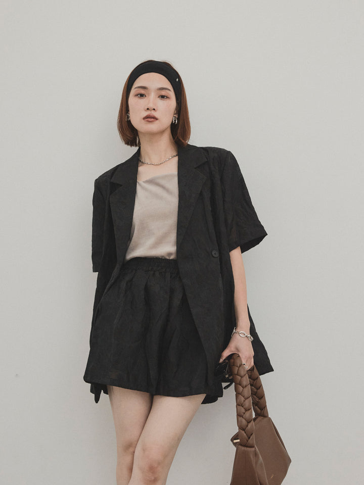 [SET]シアージャガードハーフジャケット＆ハーフパンツSET UP(2set)