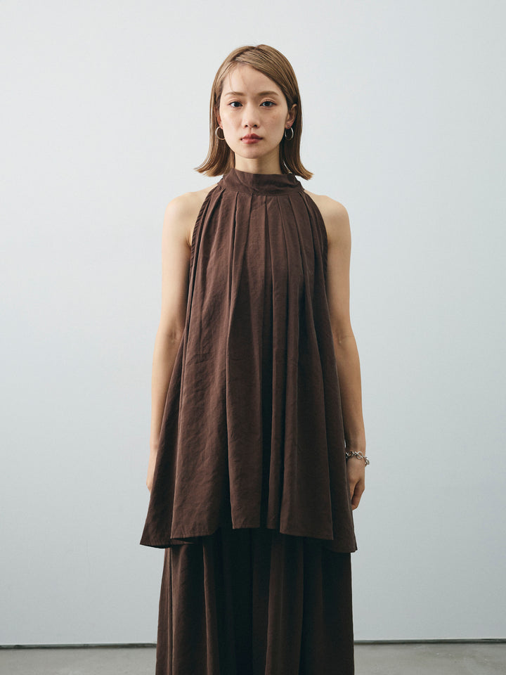 [SET] 桃色拉絨吊帶衫＆寬褲 SET UP（2 套）