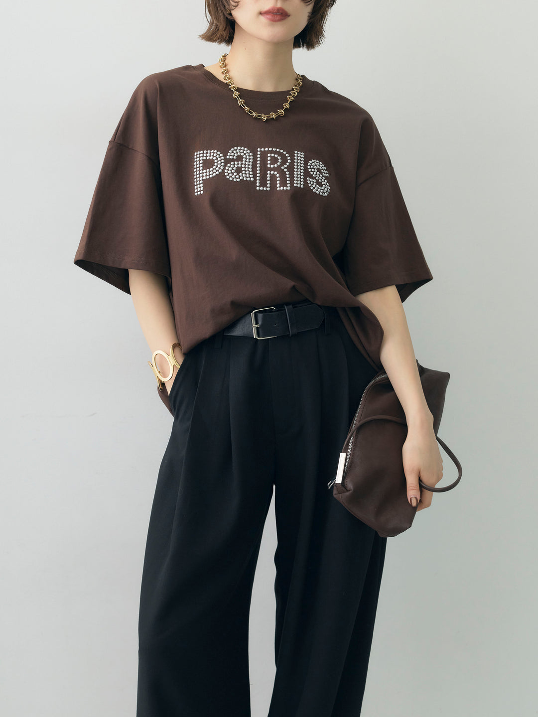 [SET]スタッズロゴTEE+選べるアクセセット(2set)