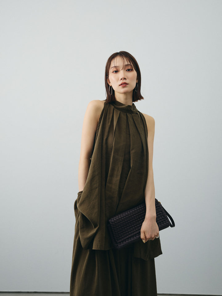 [SET] 桃色拉絨吊帶衫＆寬褲 SET UP（2 套）