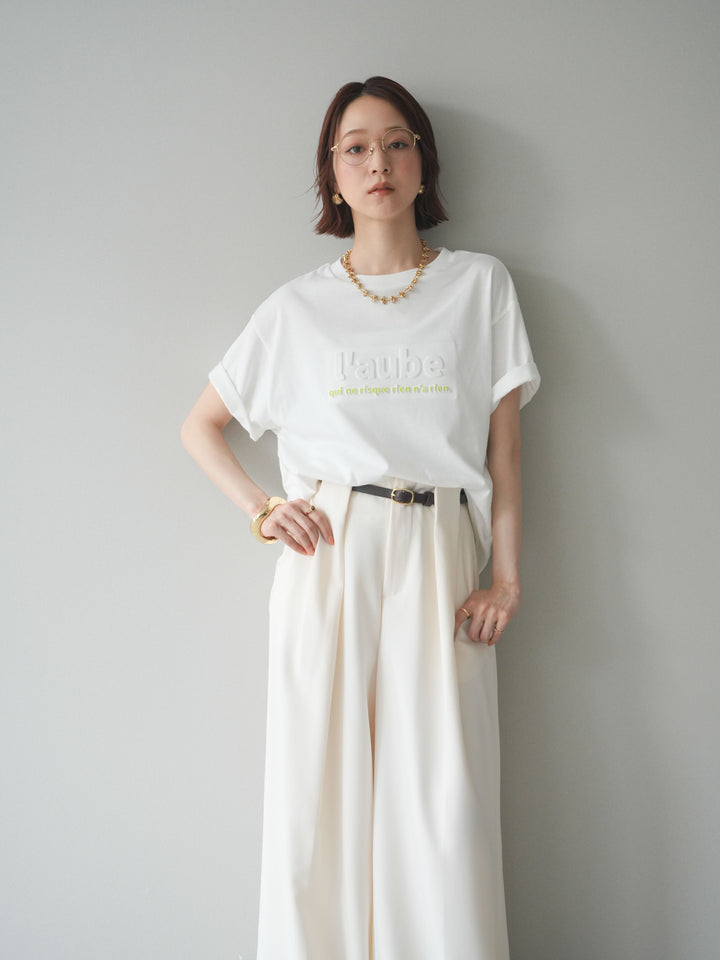 [予約]エンボスロゴTEE/off