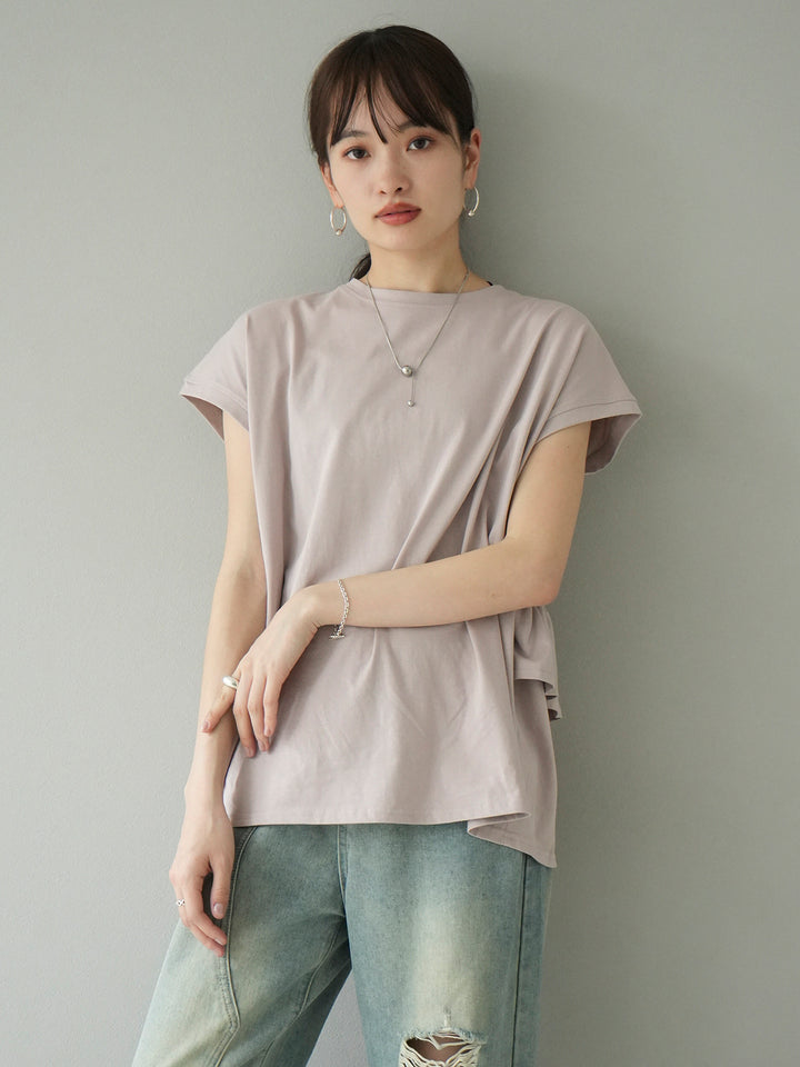 [Pre-order] Back frill T-shirt/pink