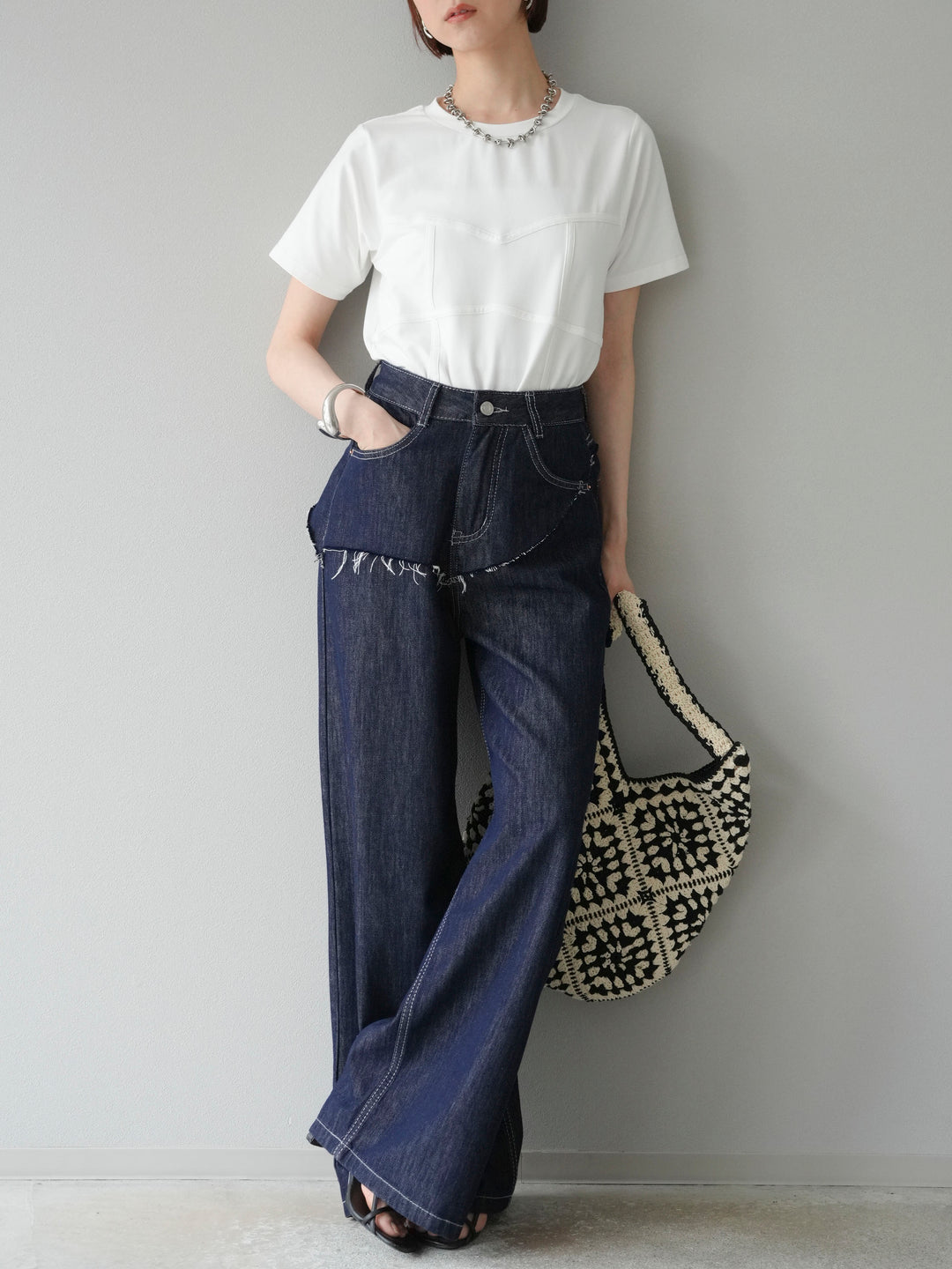 【預購】提臀牛仔褲/深藍色