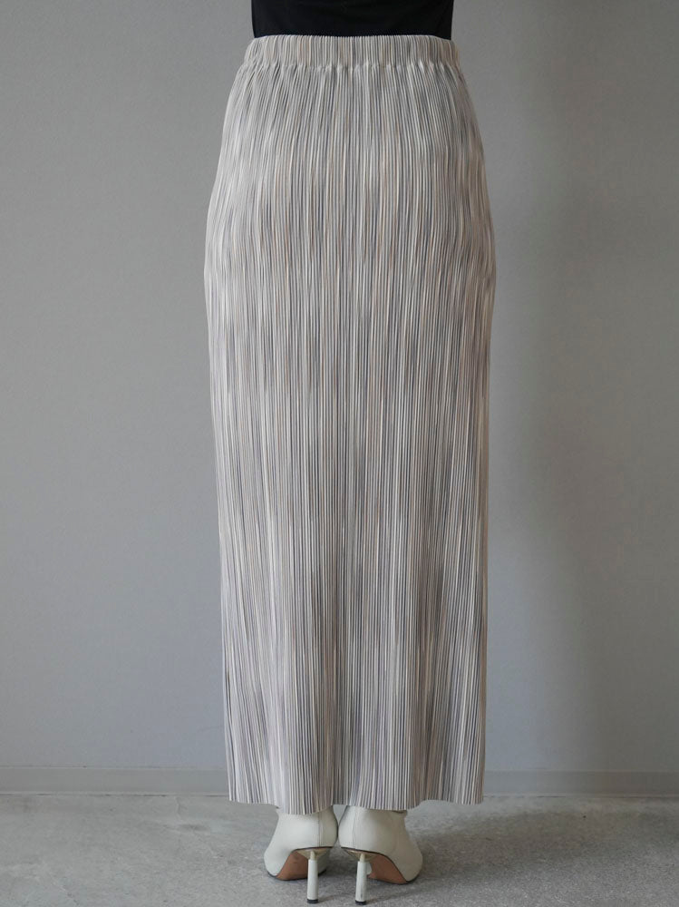 [Pre-order] Multi-color I-line pleated skirt/gray