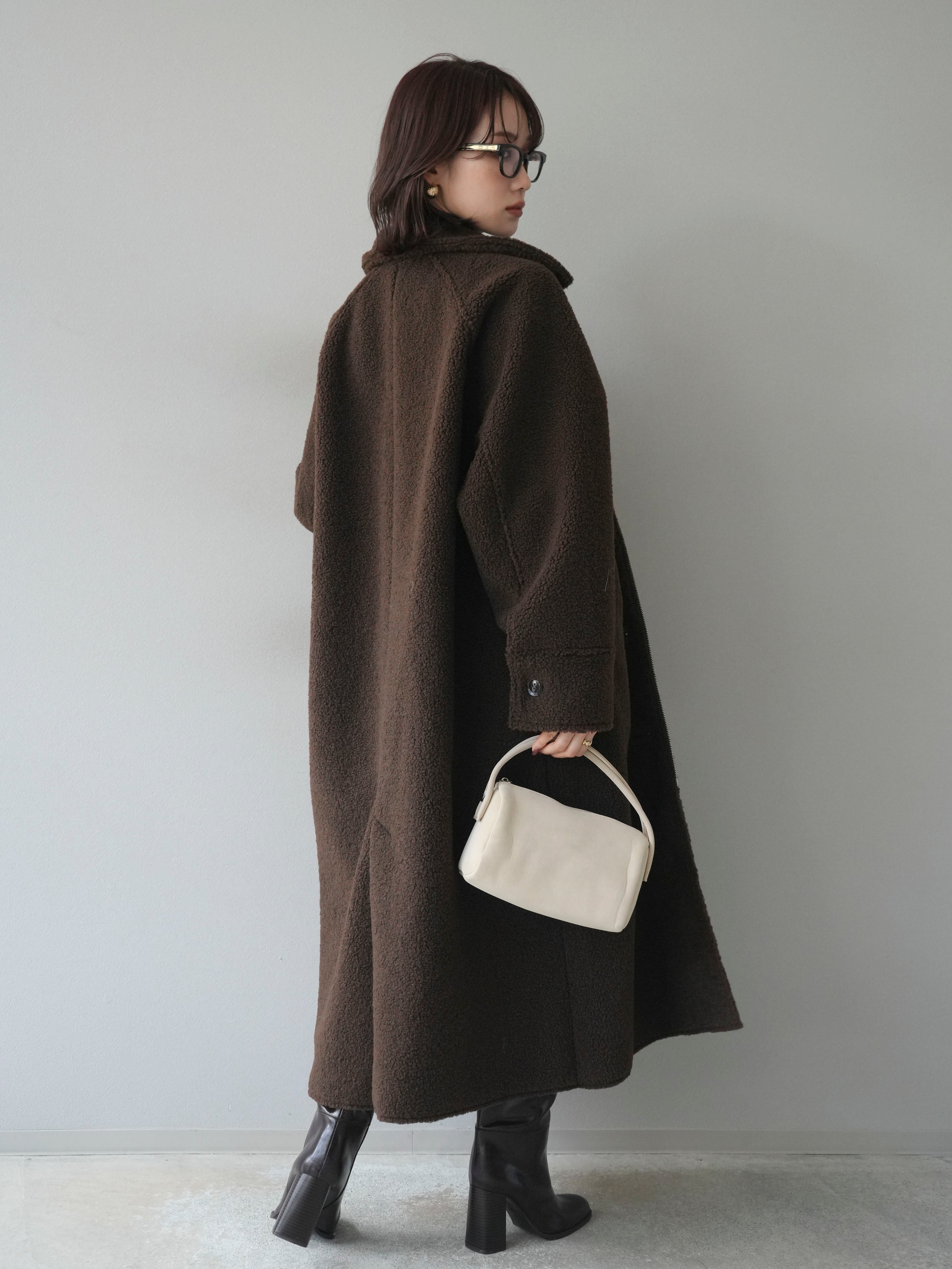 リュミエ lumier ムートン ボア ロングコート SET]ボアxムートンロングコート+選べるアクセセット(2set) – Lumier