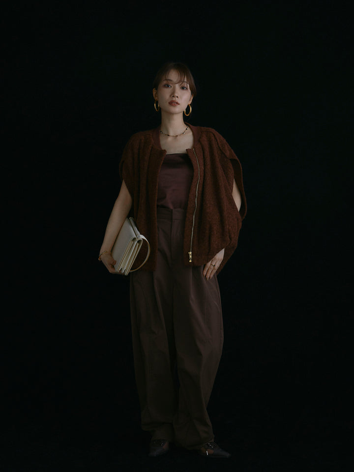 【Allure】[SET]ウール混コクーンブルゾン+ウール混コクーンブルゾン(2set)