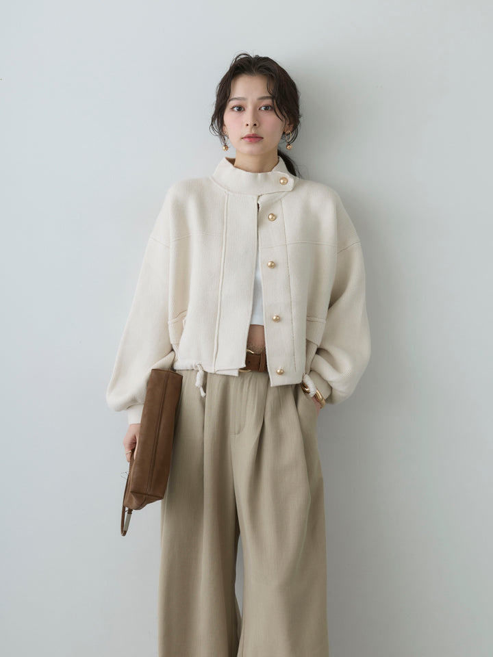 [SET]ウエストレースドレープワイドパンツ+ウエストレースドレープワイドパンツ(2set)