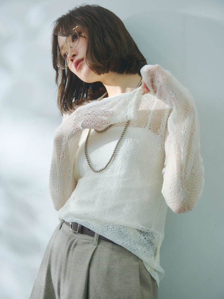 【Allure】[SET]ネットレーストップス+ネットレーストップス(2set)