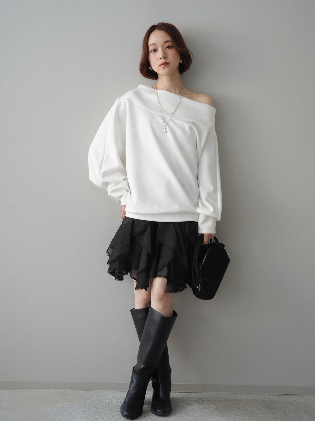 [SET]ラッフルレースミニスカート+ラッフルレースミニスカート(2set)