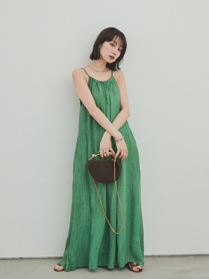 [SET] 不規則染色吊帶裙 + 不規則染色吊帶裙 (2 件套)