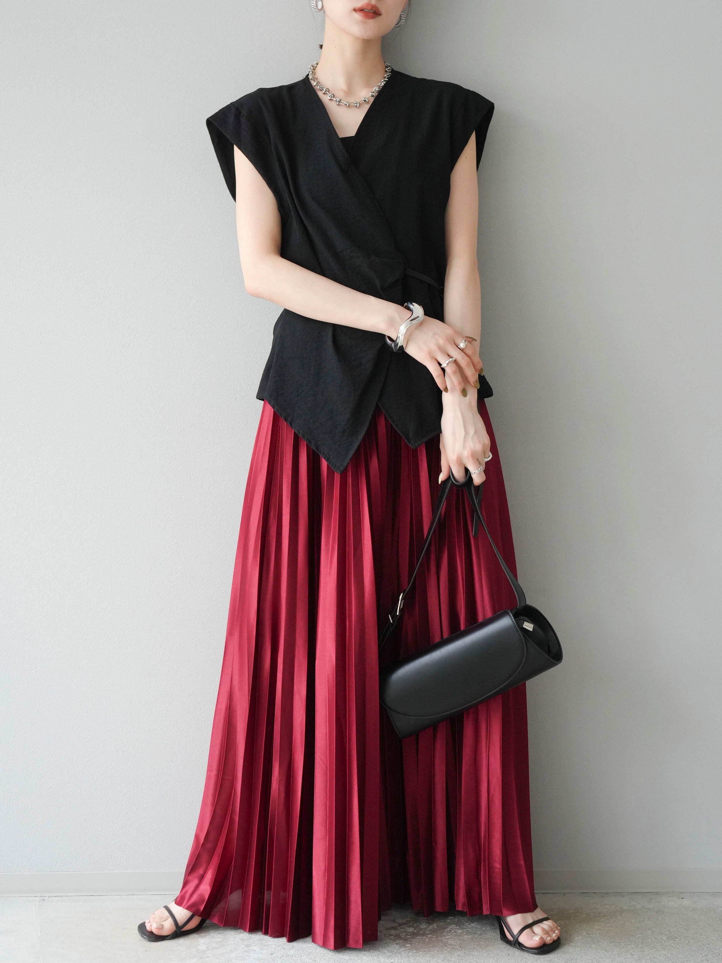 Deuxieme Classe 現行5.3万 Pleasing スカートボルドー Pleasing スカート（ロング・マキシ丈スカート）｜Deuxieme Classe