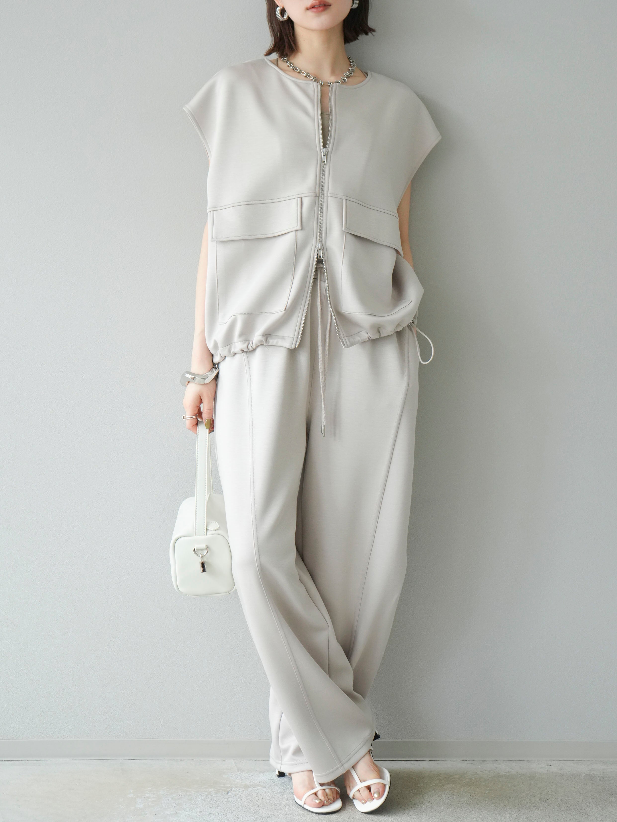 予約]ライトポンチZIPブルゾン/エクリュ – Lumier