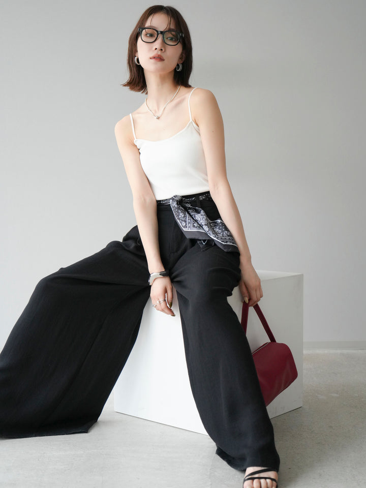 [予約]レーヨンニットキャミソール/オフ