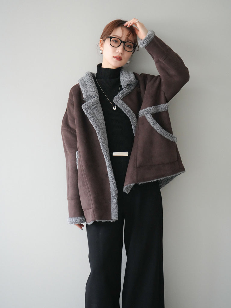 Name. ネーム 18AW ムートンボアジャケット Name.（ネーム）の「ムートンボンバージャケット（）」 - WEAR