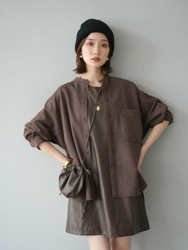 [予約]ニットビーニー/ブラウン