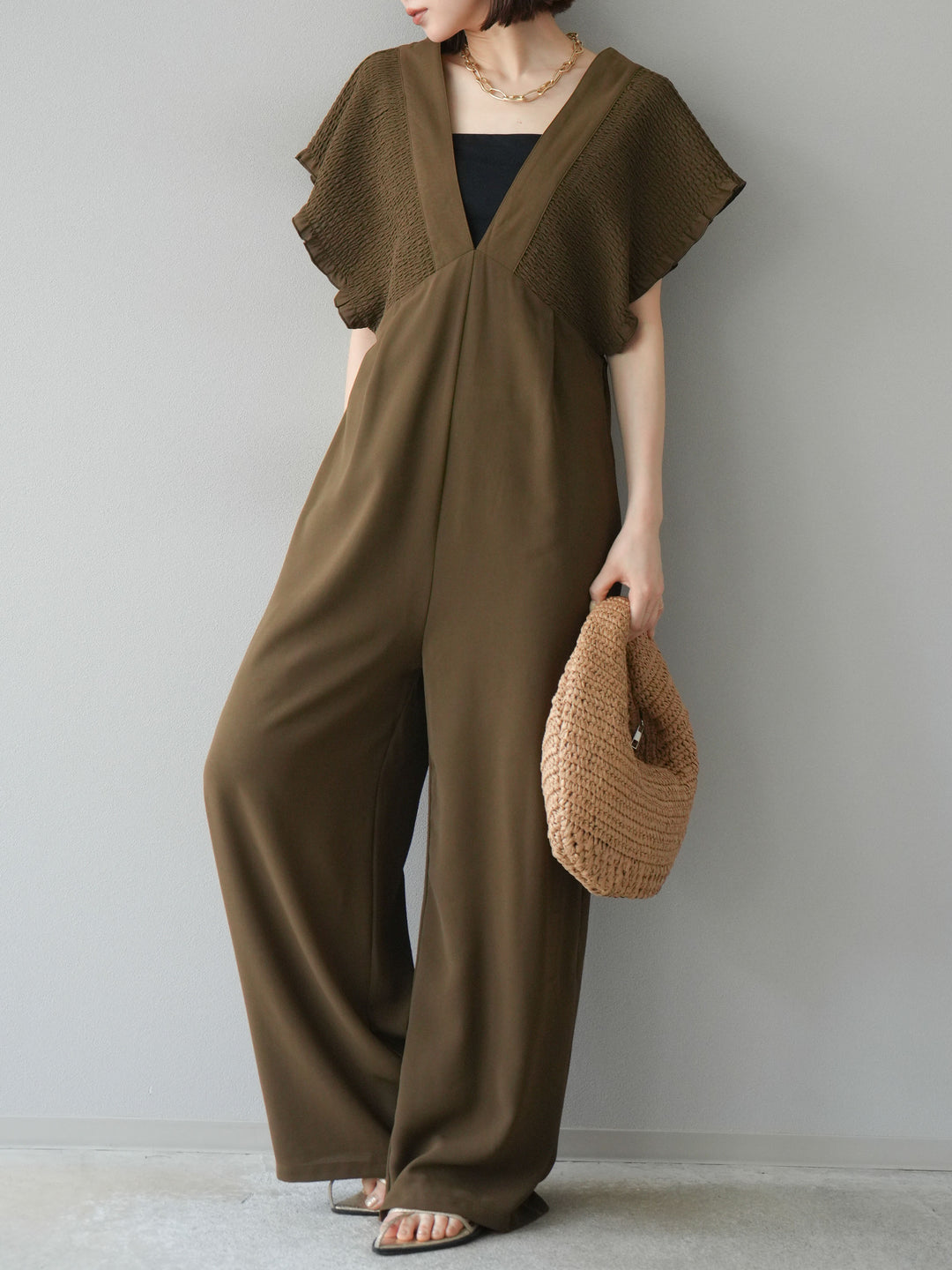 [予約]エステルシャーリングオールインワン/ブラウン