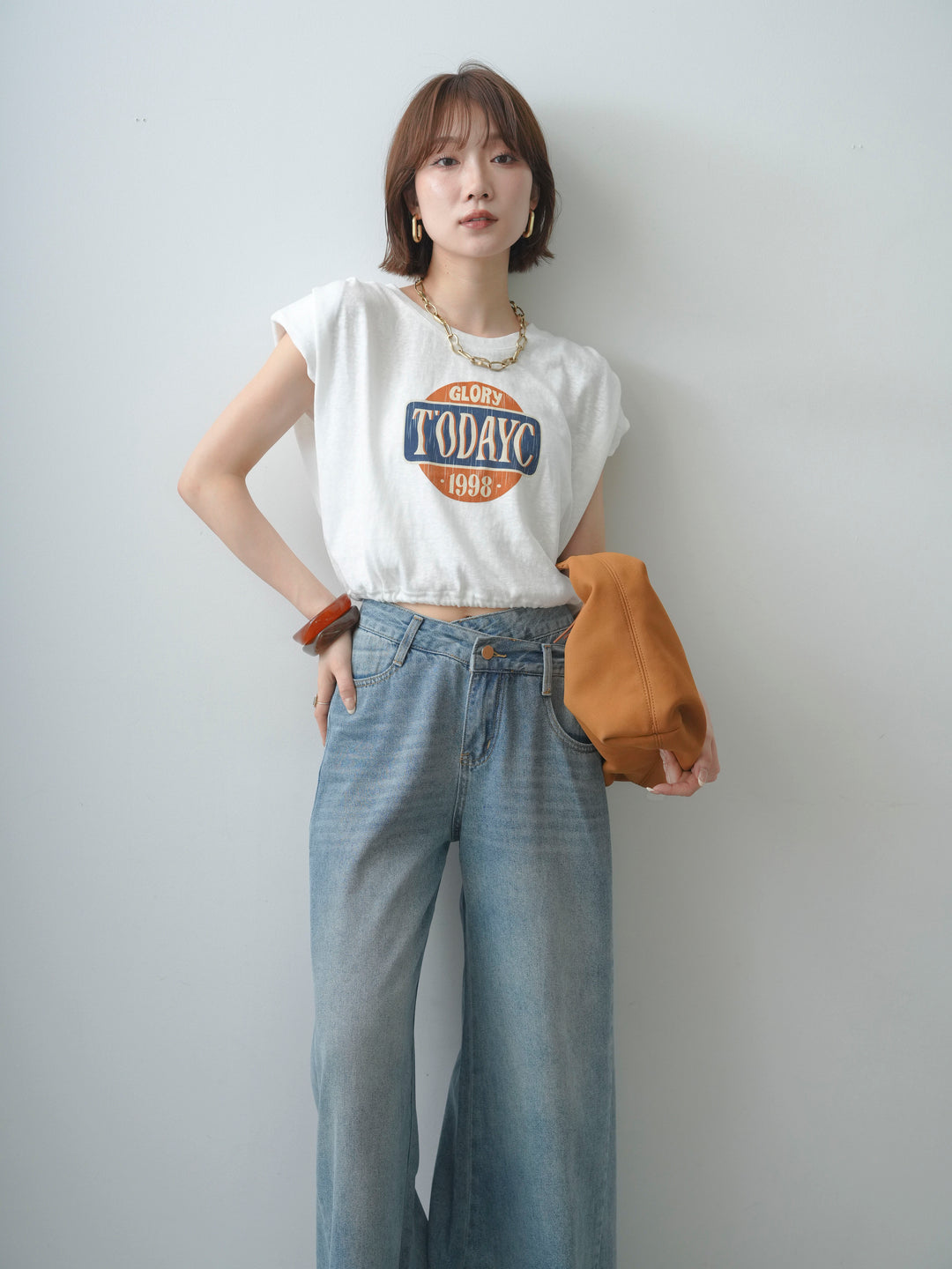 [SET]ヴィンテージロゴドロストTEE+ヴィンテージロゴドロストTEE(2set)