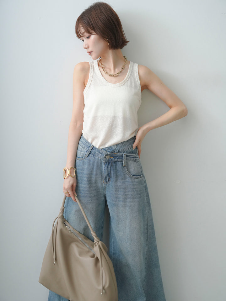 [SET]バックレースタンクトップ+バックレースタンクトップ(2set)