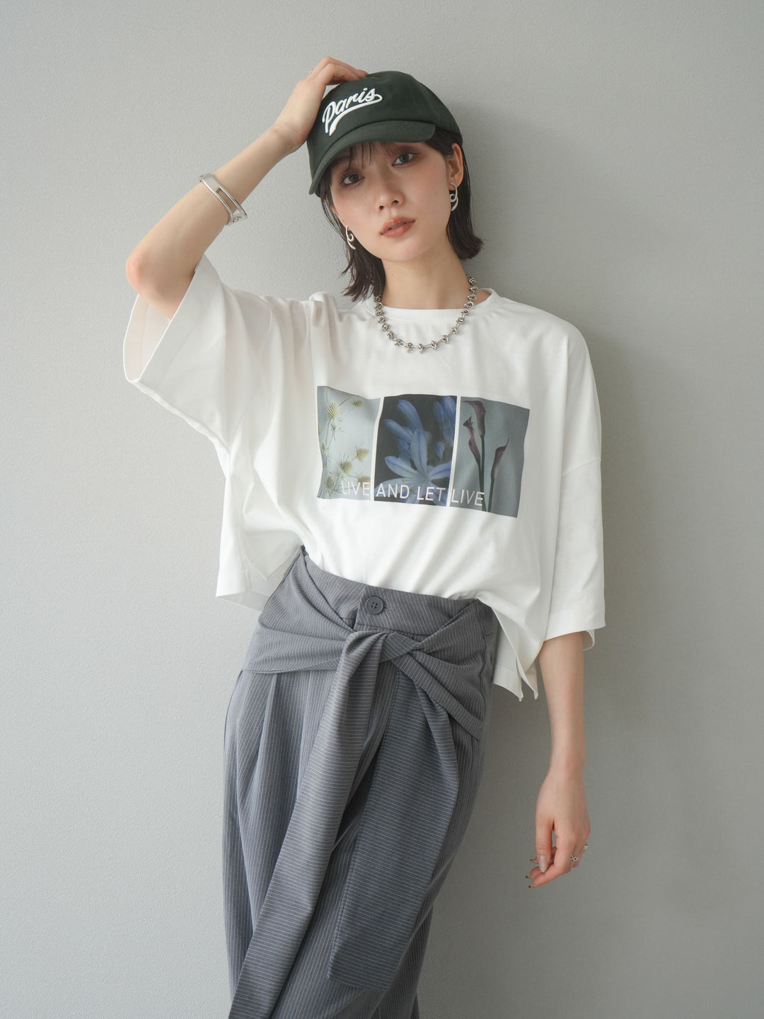 [預購] 光滑照片印花Logo變色短T卹/Off