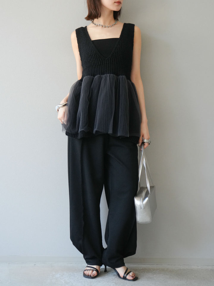 [預購] 2-Way Design 運動褲/黑色