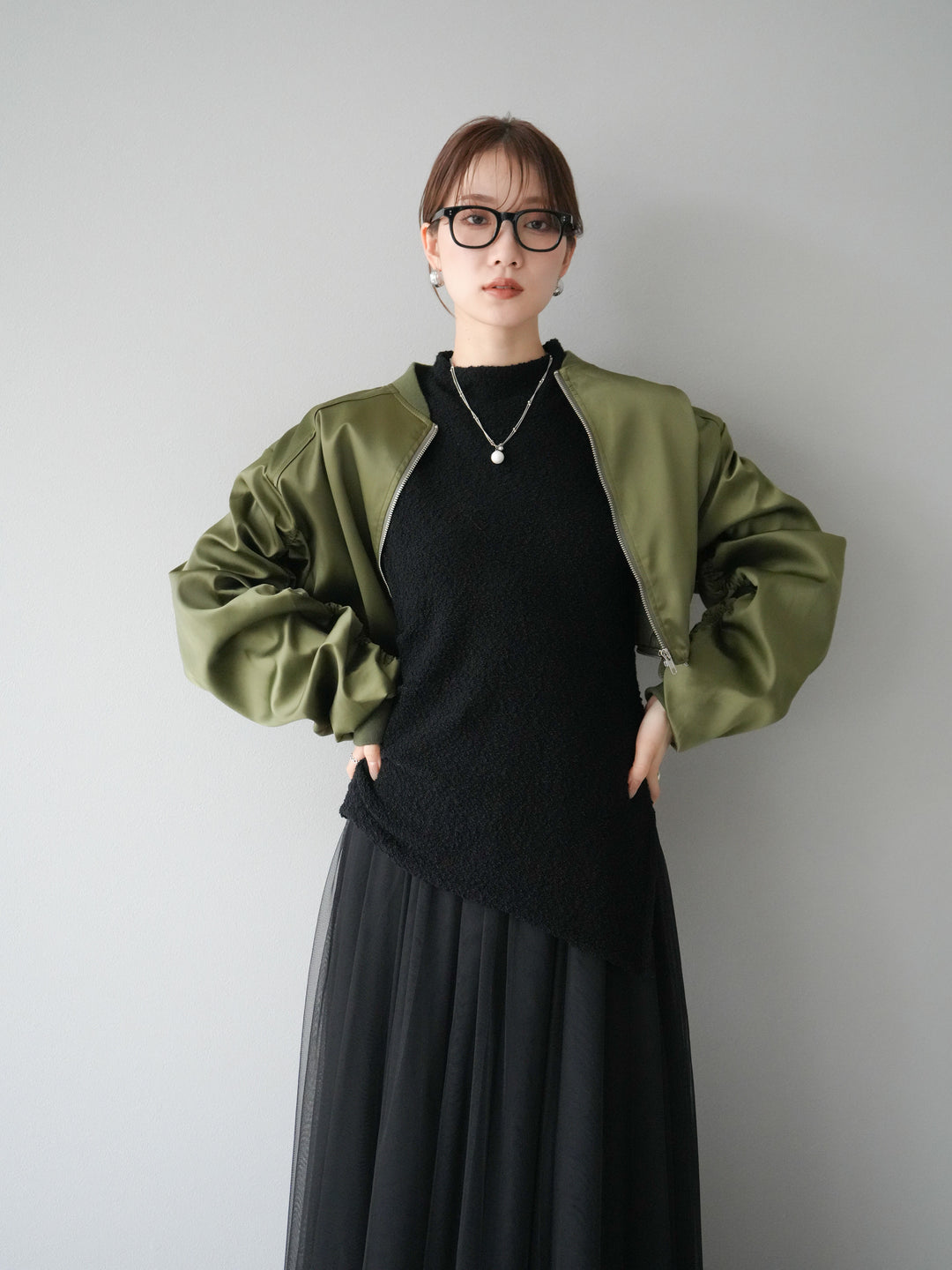 [予約]2WAYデザインMA-1/カーキ