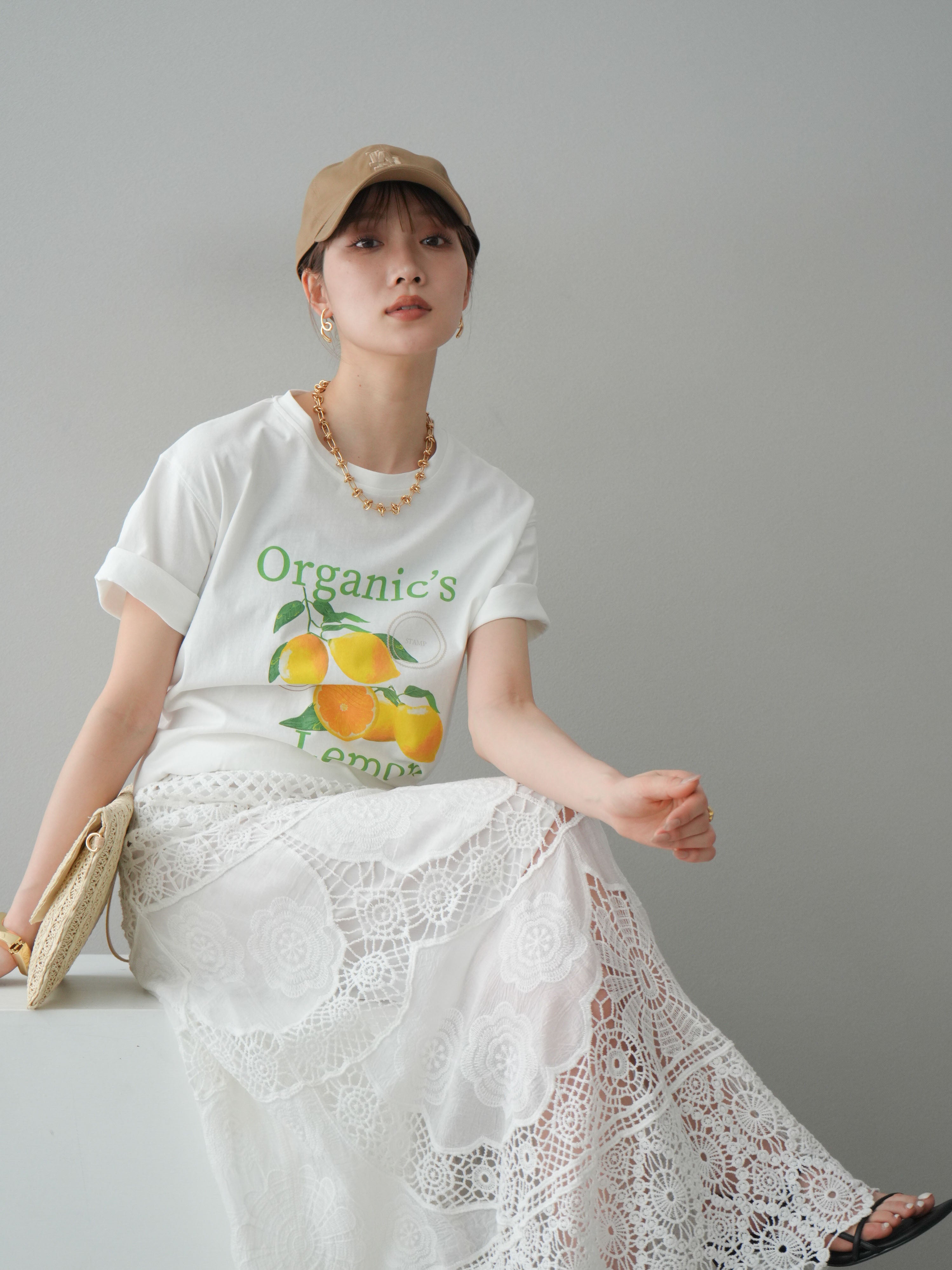 レモン Tシャツ tシャツ レモンイラストTシャツ レディース : ZOZOTOWN Yahoo!店