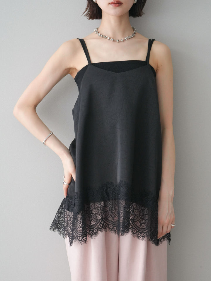 [SET]レーストリムキャミソール+レーストリムキャミソール(2set)