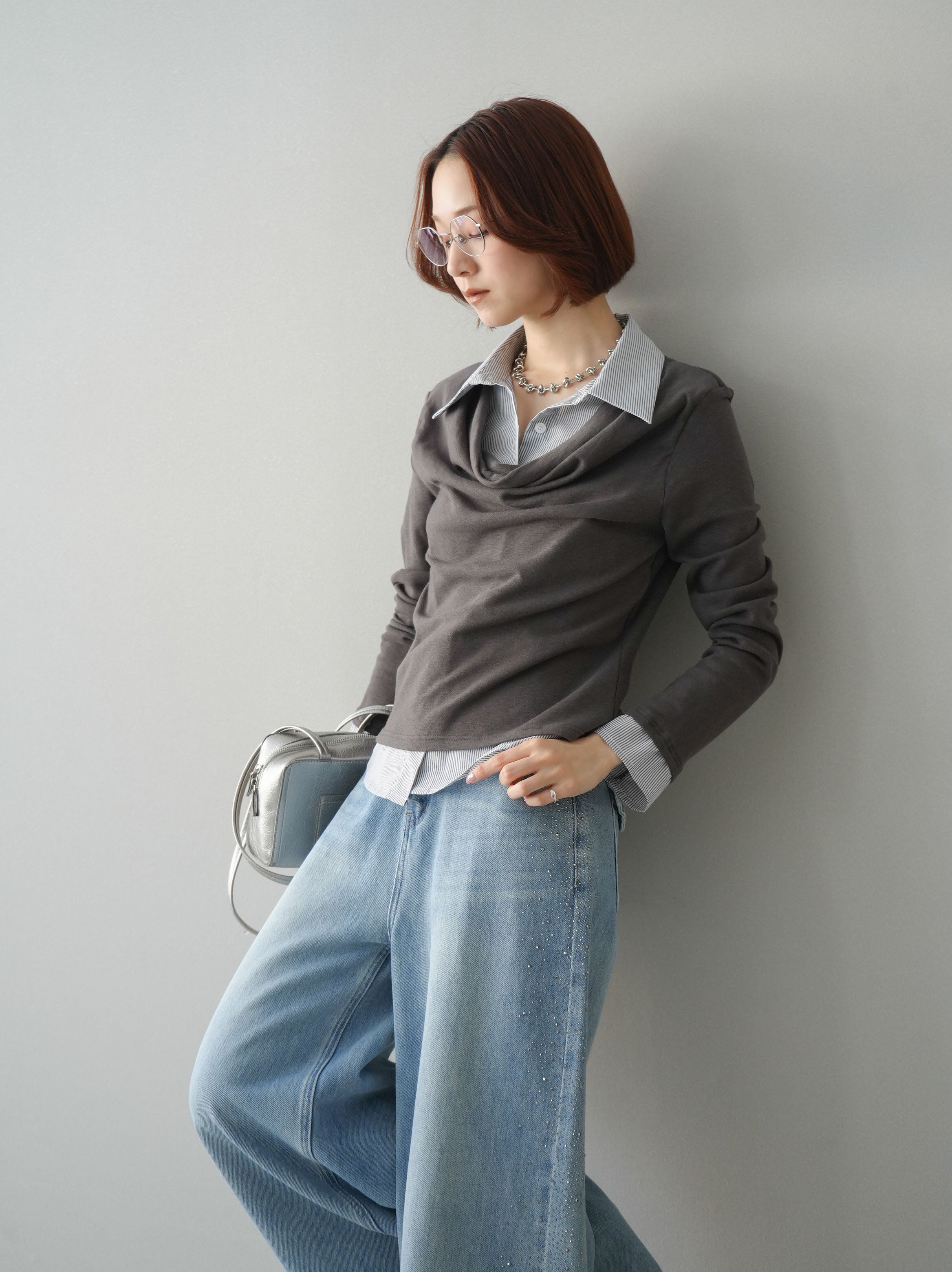 ホイップshow case プリントカットソー 箔プリントボックスカットソー - MEDOC original - CLOVE｜YAMADAYA STORE
