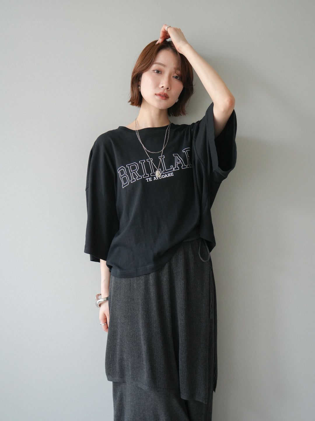 【預購】Box Silhouette Logo T卹/黑色