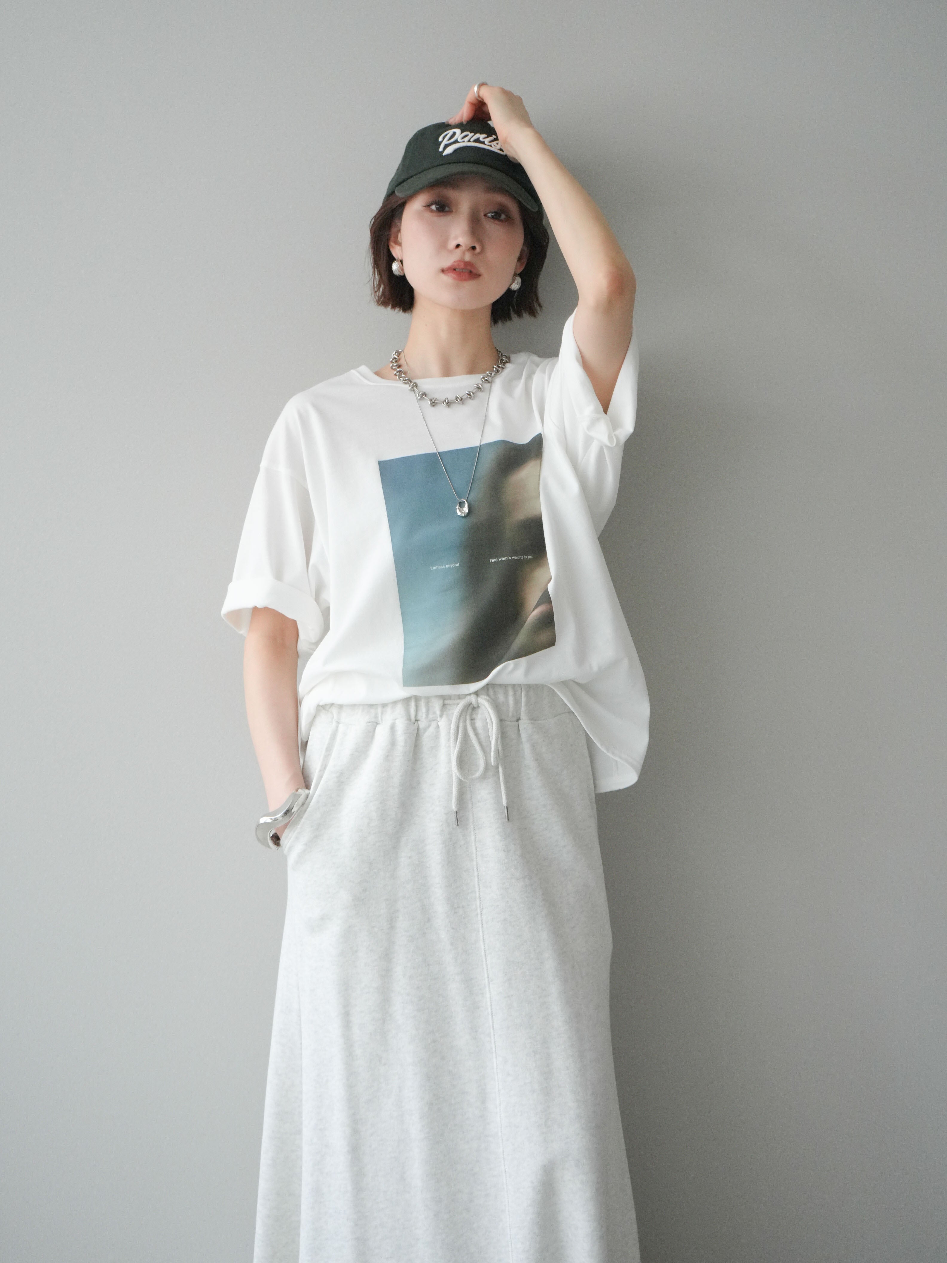 予約]ブラーアートフォトTシャツ/off2 – Lumier