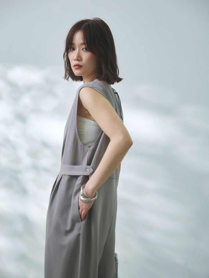 【Allure】[SET]ウエストベルトオールインワン+ウエストベルトオールインワン(2set)