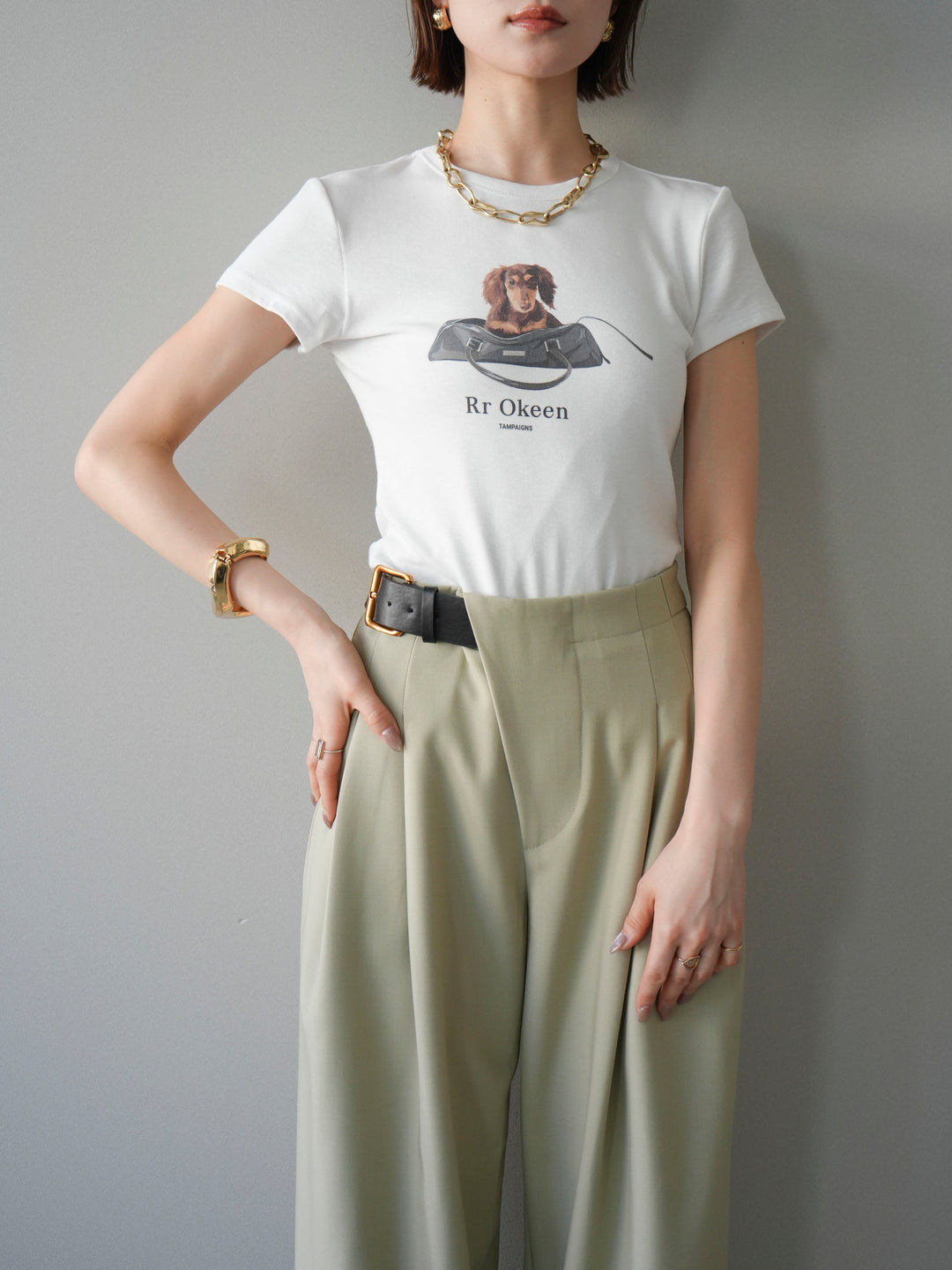 [SET]ドッグコンパクトTEE+選べるアクセセット(2set)