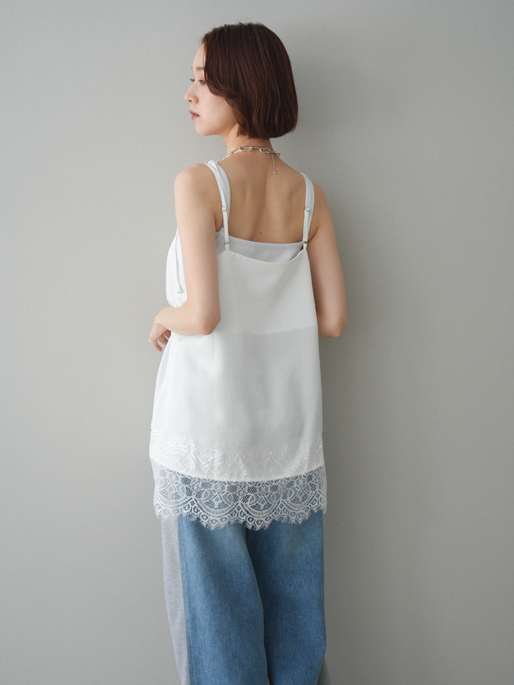 [SET]レーストリムキャミソール+レーストリムキャミソール(2set)