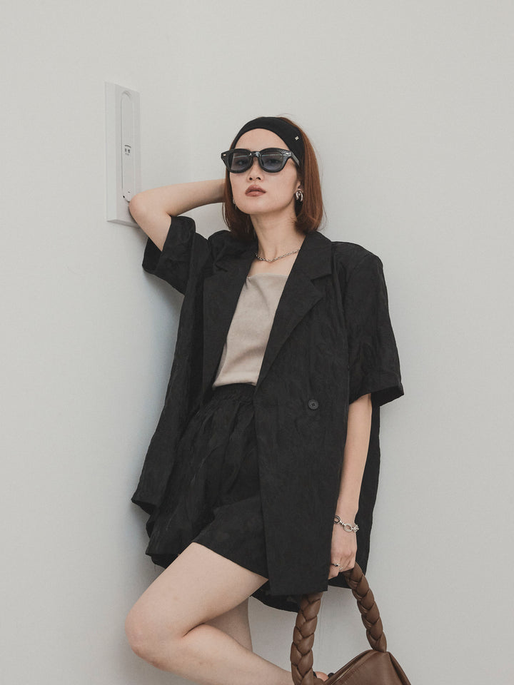 [SET]シアージャガードハーフジャケット＆ハーフパンツSET UP(2set)