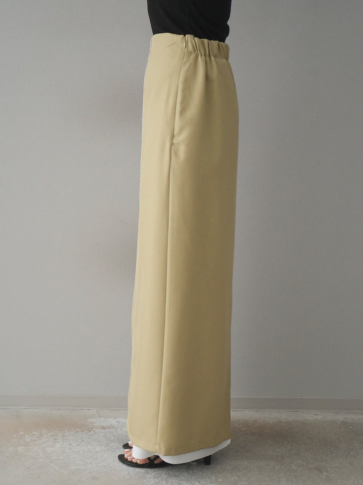 [予約]カットオフレイヤードスカート/イエロー