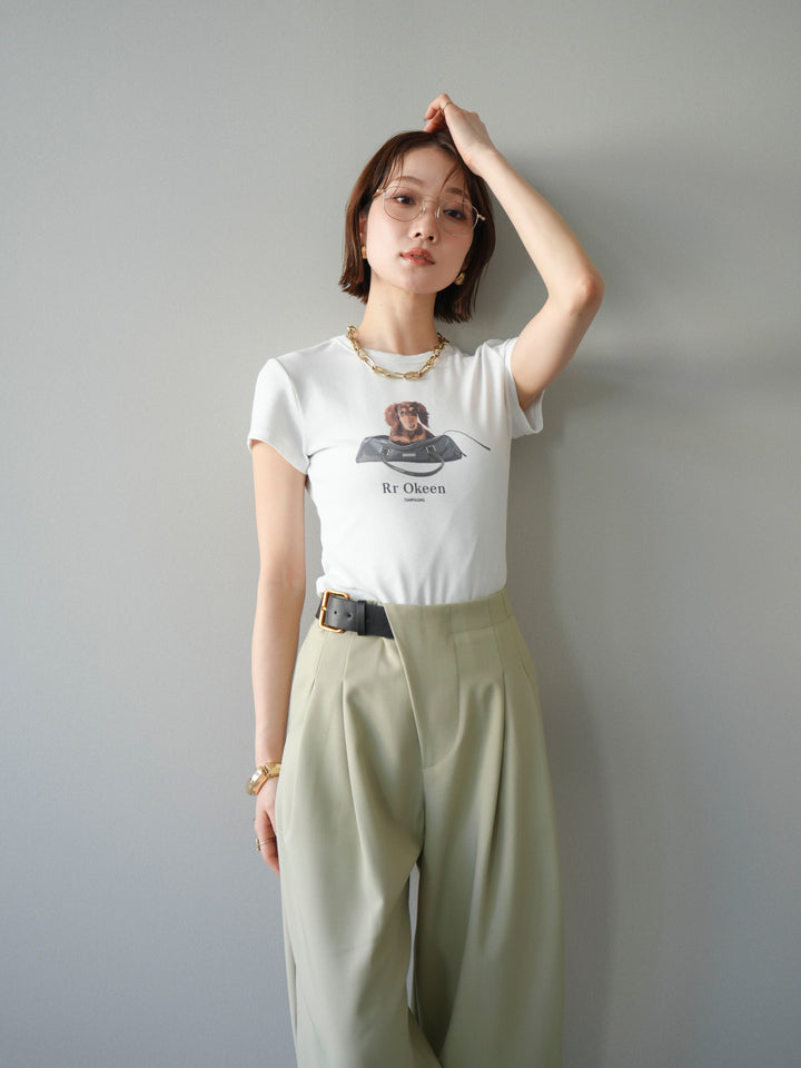 [予約]ドッグコンパクトTEE/offwhite