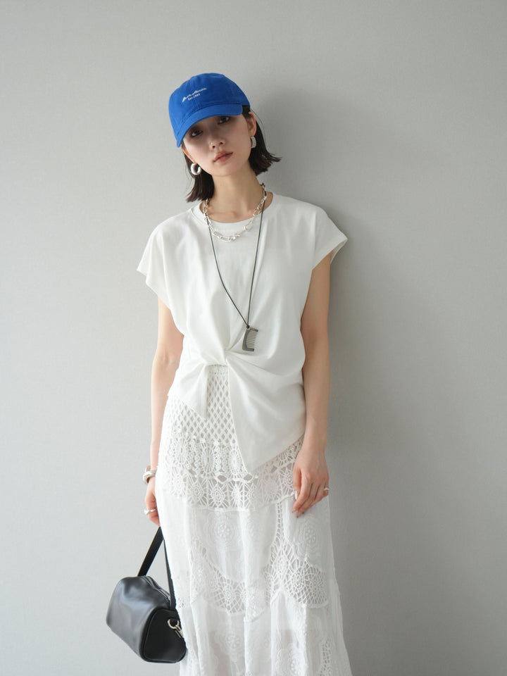 [SET]カシュクールTシャツ＆コームネックレスSET +カシュクールTシャツ＆コームネックレスSET (2set)