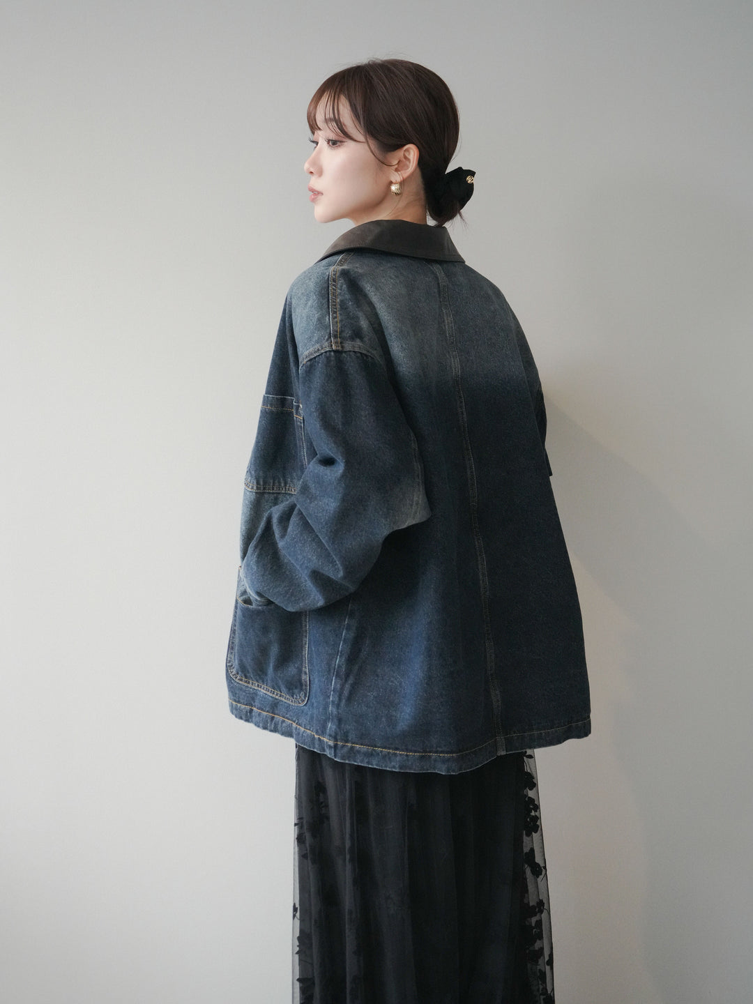 [SET]裏地ファーデニムフライトジャケット+裏地ファーデニムフライトジャケット(2set)