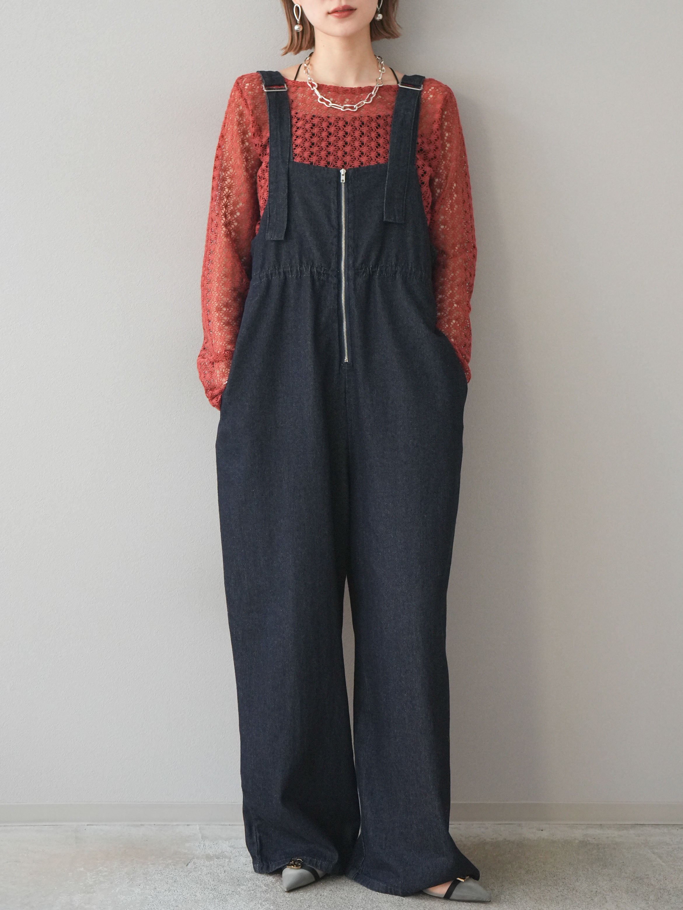 トップス Ikumi IKUMI×MADARANINGEN Sinple LOGO Long sleeve t-shirt