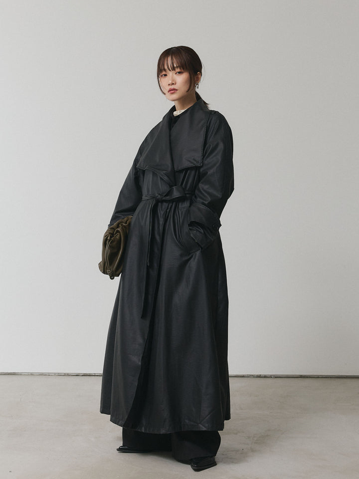 【Allure】[SET]ボタンダウンオーバーシャツ+デザインタックセンターシームアイドパンツ(2set)