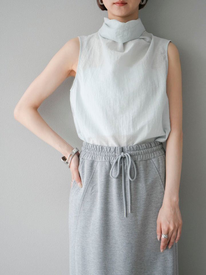 [SET] 後繫帶無袖上衣 + 可選飾品套裝（2 套）