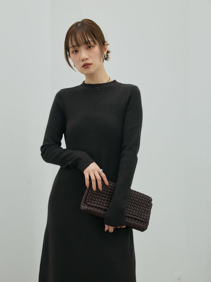 【Allure】[SET]バックオープンニットワンピース+バックオープンニットワンピース(2set)